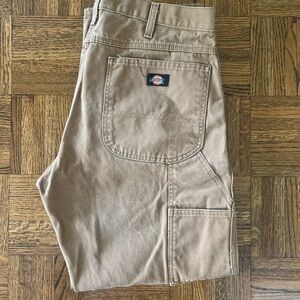 Dickies Tan Carpenter Pants with Utility Pocket